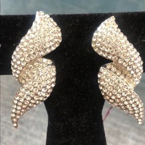 Jarin Luxury Cubic Zirconia Twist Earrings,NWT